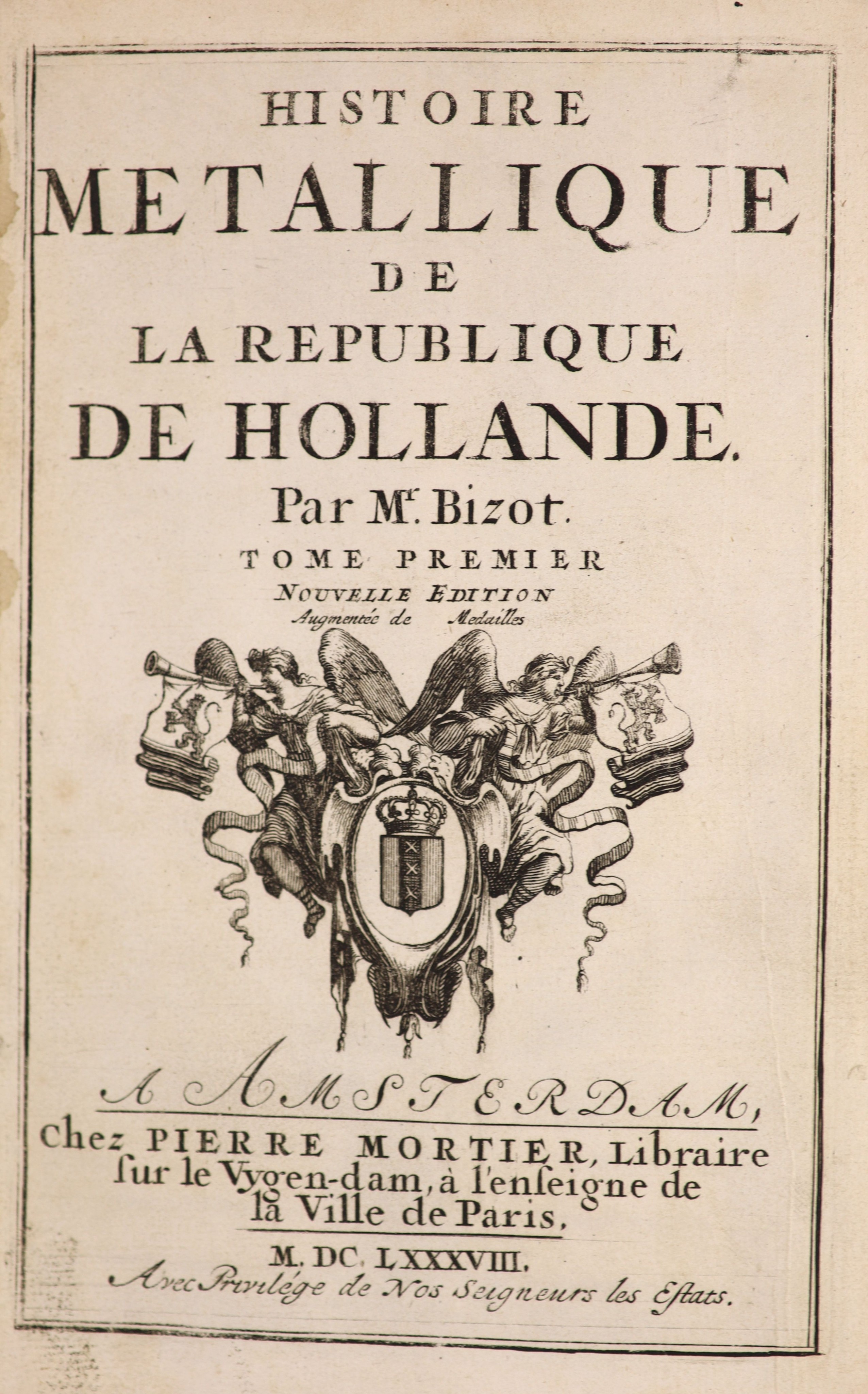 Bizot, Pierre. Histoire Metallique de la Republique de Hollande.